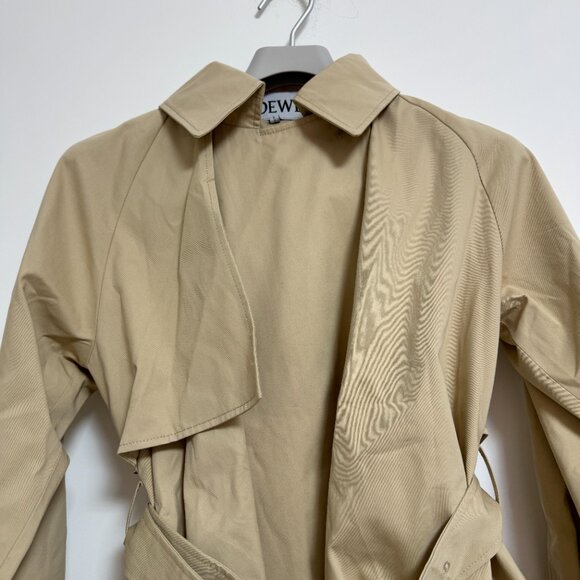LOEWE Double-breasted pleated cotton-twill jacket - Picture 5 of 13
